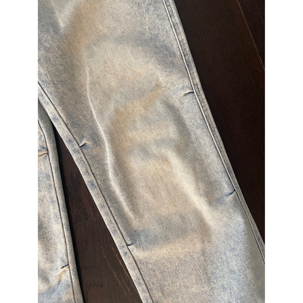Risen Jeans Acid Wash Denim Joggers Light Blue Utility Pants RDP5652 Size 11 30 - Picture 3 of 8